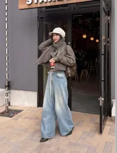 最終値下げ！JUEMI ショートムートンジャケット