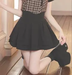 ミシェルマカロン殿堂入り!! 美脚になれるスカート♡インナーパンツ付き／Mサイズ