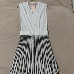 新品未使用　シェリエットバイプライムパターン　ワンピース