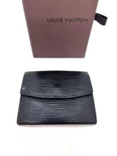 ルイヴィトン　ポルトモネサーンプル　エピ　小銭入れ　ノワール　黒