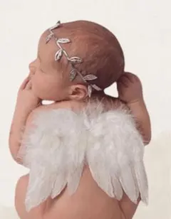 ブルマ　天使の羽根　ニューボーンフォト　ハーフバースデー　パンツ　誕生日　1歳