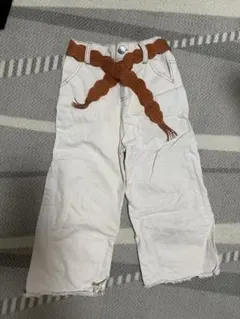 白ワイドパンツ 120size