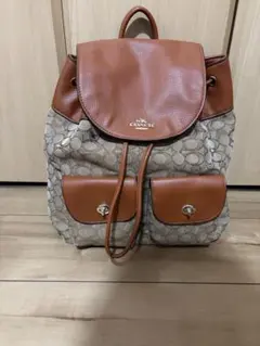 COACH シグネチャー ミニリュックorenjineko様 - メルカリ