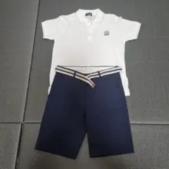 COMME CA ISM ポロシャツとzaraショートパンツセット140