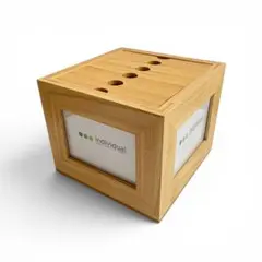 INDIVIDUAL フォトフレーム 木製L版100枚 回転 大容量 多面のサムネイル
