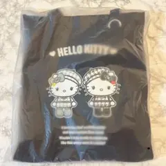 ハローキティSanrio サンリオモノクロガーリーふたごコーデ トートバッグ