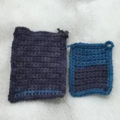 アクリルタワシ エコタワシ パティシエ/ ミッドナイト001 2枚セット