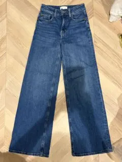 H&Mワイドレッグデニムパンツ ウエスト32インチ