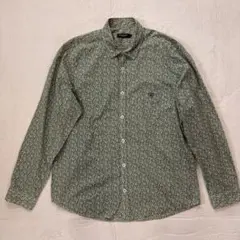 BLACK LABEL CRESTBRIDGE 総柄シャツ 花柄 長袖 Lのサムネイル
