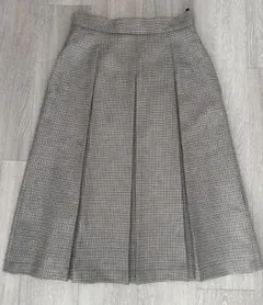 【美品】ANAYI プリーツスカート ウール混 サイズ38