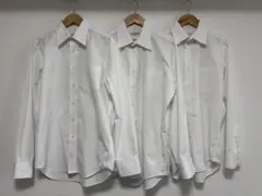 【メルカリ市割】D'URBAN ホワイト長袖シャツ 3枚セットのサムネイル