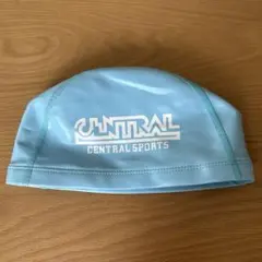 セントラルスポーツ　スイムキャップ Ｌサイズ　水色