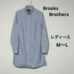 ブルックスブラザーズ　ストライプ　シャツ　ワンピース　チュニック　M〜Ｌ