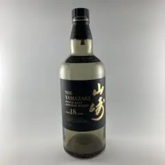 空瓶　山崎 18年 シングルモルトウイスキー　ホロGシール　未洗浄品　サントリー