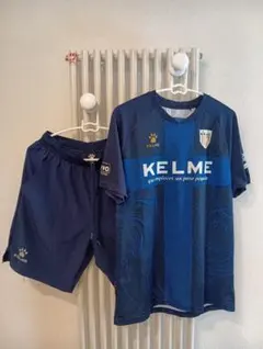 KELME サッカーシャツ＆ショーツ シャツXL ショーツM ネイビー