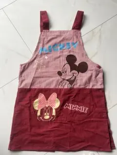 保育士 エプロン ディズニー ミッキー＆ミニー