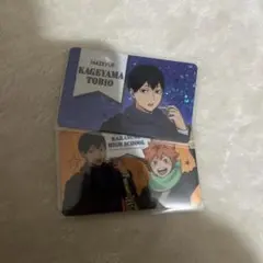 ハイキュー コスモワールド ホログラムカード 日向翔陽 影山飛雄 烏野