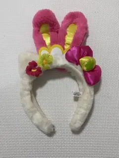 USJ KITTYキティ　イースターカチューシャ 花とリボン付き①