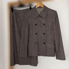 マーガレットハウエル　グレー系 チェック柄 セットアップ