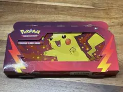新品未開封 ポケモンカード 英語版 ピカチュウ ペンケース ブースターパック2個