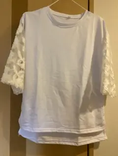 袖デザイントップス