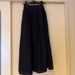 ◉ゴーシュ オーガニックドビーギャザースカート ネイビー - メルカリ