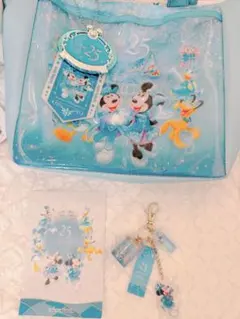 トミカ きんちゃく ジュビリーバッジ リボン ディズニー 25周年 新品