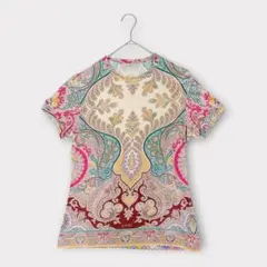 ETRO エトロ ペイズリー 総柄 Tシャツ ジョドプール イタリア 半袖 44のサムネイル