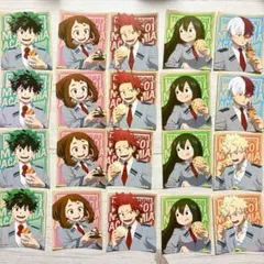 ヒロアカ セブンイレブン限定 全6種 ステッカー　20枚セット