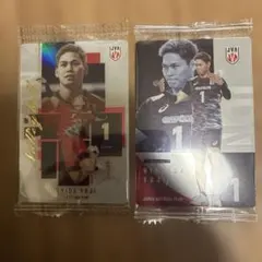 男子バレーボール日本代表 西田有志 カード 2枚セット　ツインウエハース