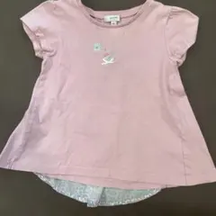 any FAM 半袖Tシャツ 110cm 花柄刺繍