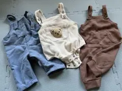 ベビー用　サロペット　オーバーオール　3点セット