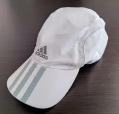 adidas CLIMACOOL ランニングキャップ 白