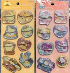 サンリオ　ウォーターシール　ポムポムプリン　キティ