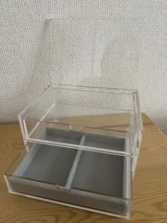 無印良品　アクリルクリアケース　アクセサリーボックス