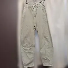 カーキ色 カジュアルパンツ ウエストゴム