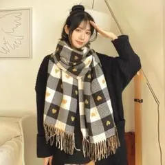 ストール かわいい ショール チェック ひざ掛け ブランケット マフラー 韓国