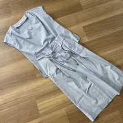 綿麻ストレッチ セットアップ 水色のサムネイル
