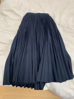 Theory ネイビー プリーツスカート