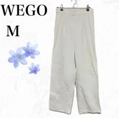 【ウィゴー】WEGO　ワイドパンツ　コーデュロイ　体型カバー　シンプル 春秋　M
