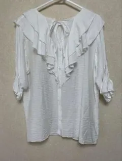 【LOWRYSFARM】 フリルブラウス 美品