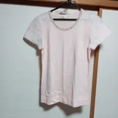 LINK IT ALL ピンク Tシャツ 38サイズのサムネイル