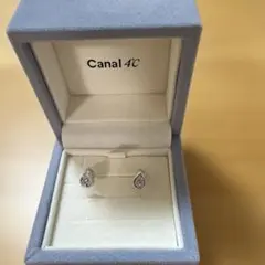 canal 4℃ K10ピンクゴールド ピアス 誕生石2月、10月 - メルカリ