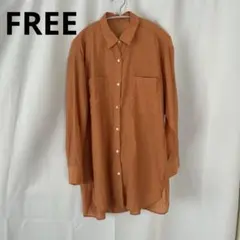 グローバルワーク ロング丈シャツ FREE