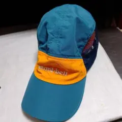 mont-bell メッシュキャップ 青・オレンジのサムネイル
