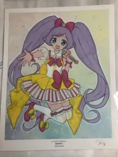 プリティーシリーズ15th Art展　プリパラ 複製原画 直筆サイン プリパラ プリティーシリーズ 15th アート展 複製原画 ガァルル - メルカリ