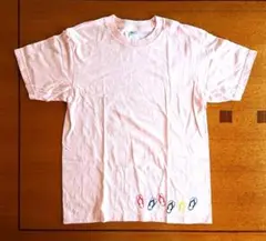 未使用❗️　Printstar　海人　Ｔシャツ　 ピンク ビーチサンダル柄 　Mのサムネイル