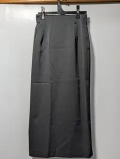 LASEDUIRE405 グレーロングスカート　Ｌサイズ