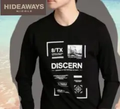 HIDEAWAYS ハイダウェイXLロゴ＆フォトプリント ロングスリーブTシャツのサムネイル