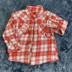BABY DOLL チェック柄シャツ 90